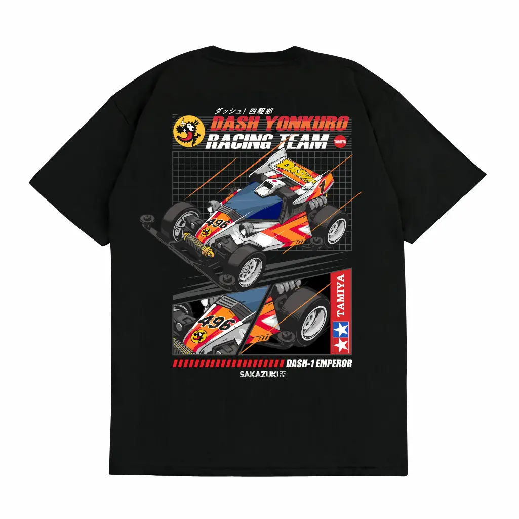 SAKAZUKI Kaos Baju Anime Tamiya Dash Yonkuro