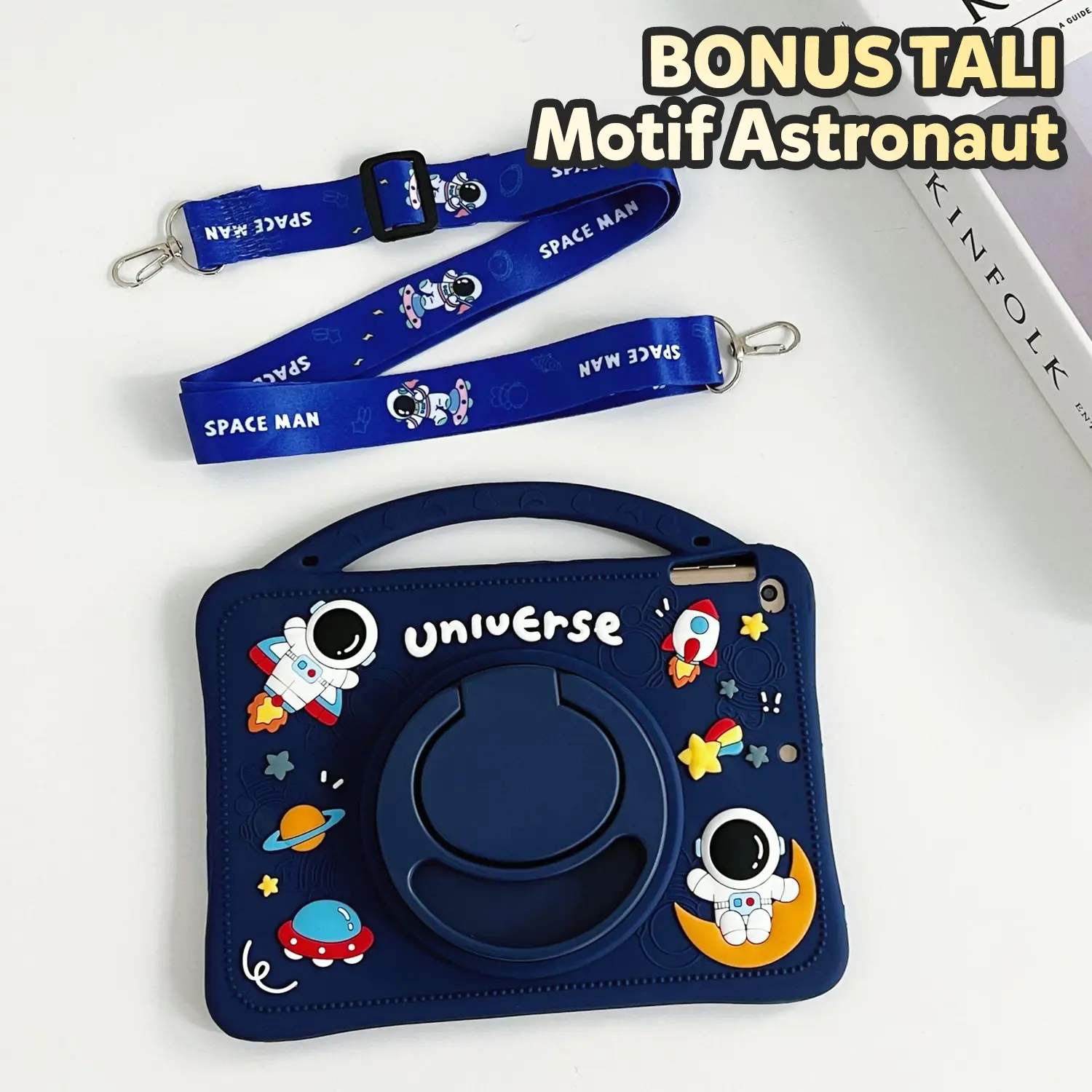 Aksesoris untuk Xiaomi Redmi Pad 10.61 2022 Soft Case Anak Casing Stand Astronot Kid Flower Cat Rubber