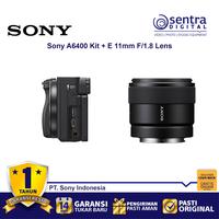 Gambar Sony Alpha A6400 Kit 16-50mm Bundling E 11mm F/1.8 Lens (SEL11F18) - BO dari Sentra Digital Kota Surabaya 3 Tokopedia