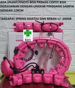 Hula Hoop/Smart Hoop/Hula Hoop Dewasa/Hulahoop/Hulahoop Ring/Ring Hulahoop/HulaHoop Dewasa/Hula hoop 24knot
