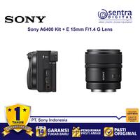 Gambar Sony Alpha A6400 Kit 16-50mm Bundling E 15mm F/1.4 G Lens (SEL15F14G) - BO dari Sentra Digital Kota Surabaya 3 Tokopedia