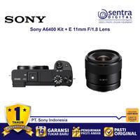 Gambar Sony Alpha A6400 Kit 16-50mm Bundling E 11mm F/1.8 Lens (SEL11F18) - BO dari Sentra Digital Kota Surabaya 4 Tokopedia