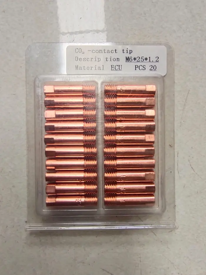 Gambar CONTACT TIP M6 X 25 ECU 1.2MM MATA LAS ARGON CO dari BAGUS MURAH TEKNIK Kab. Tangerang 4 Tokopedia