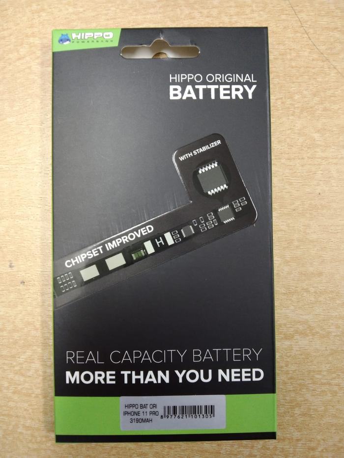 Gambar Hippo baterai iphone 11 PRO 3190 MAH Original Premium Cell Quality dari Hippo Official Store Kota Administrasi Jakarta Barat Tokopedia