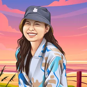 hadiah Lukisan Wajah digital Vector hadiah Keluarga 1 wajah softfile Kado