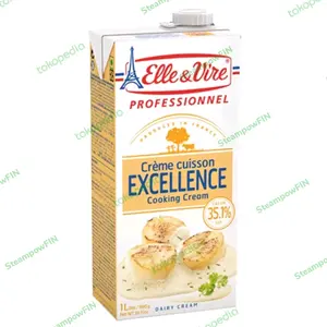 Elle & Vire Creme Cuisson Excellence Cooking Cream 1 Liter 1L 35% UHT