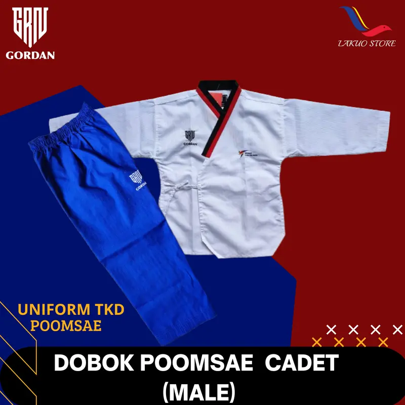 DOBOK POOMSAE GORDAN / SERAGAM TAEKWONDO POOMSAE / BAJU TAEKWONDO 0