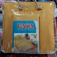 Gambar BEDCOVER SET 120x200 - BEDCOVER SET SINGLE POLOS FATA EMBOSS - GOLDEN dari wenzshop Kota Administrasi Jakarta Utara 3 Tokopedia