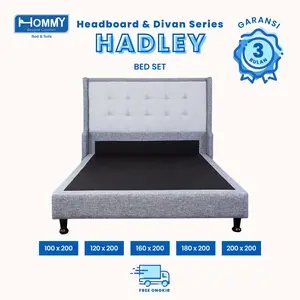 Divan Premium + Headboard Hadley | HOMMY Dipan Sandaran Tempat Tidur