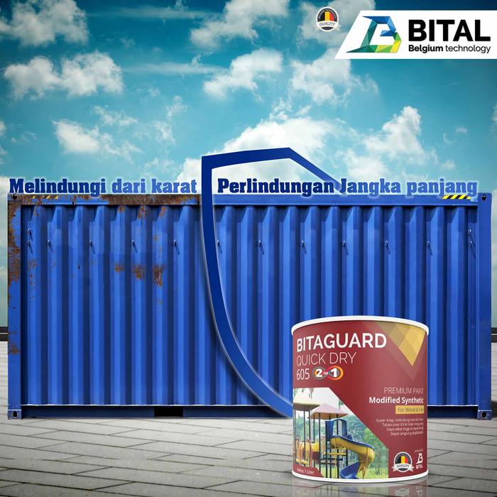 Gambar cat besi dan kayu anti karat - Bitaguard 605 20liter dari Bital Asia Kab. Tangerang Tokopedia