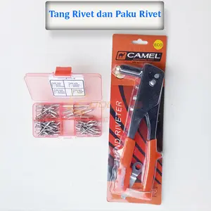 Paket Rivet Set dan Tang Rivet Camel untuk Knalpot Aluminium