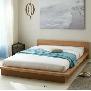 Dipan minimalis model jepang kayu jati natural