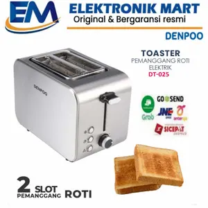 Denpoo Toaster Pemanggang Roti Elektrik DT 025SD