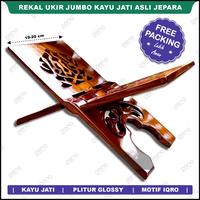 Gambar Rekal Al-Quran ukuran lebar 20cm Tatakan dudukan Lekar Alquran Premium dari PENAMANDIRIATK Kab. Boyolali 1 Tokopedia