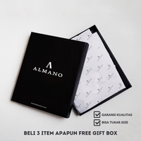 Gambar ALMANO Cassius Long Sleeve Modern Fit Shirt Navy - Putih, S dari Almano Kota Medan 5 Tokopedia