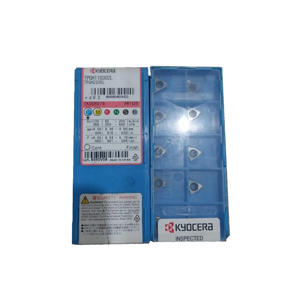 Insert TPGH 110302L KYOCERA Pahat Bubut TPGH 11 03 02 TPGH110302L