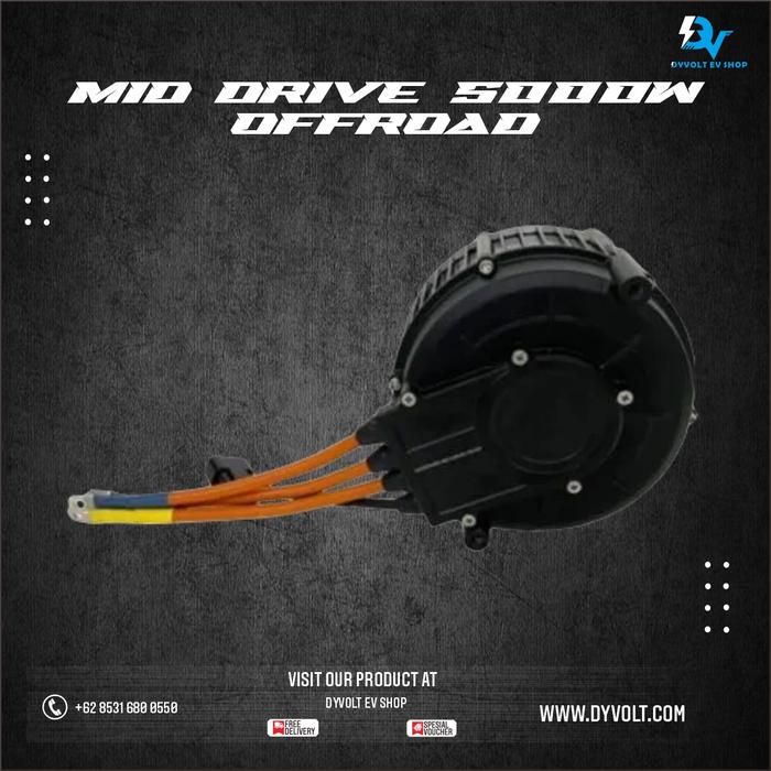 Gambar Motor Mid Drive 5000watt dari DYVOLT EV SHOP Kota Bekasi Tokopedia