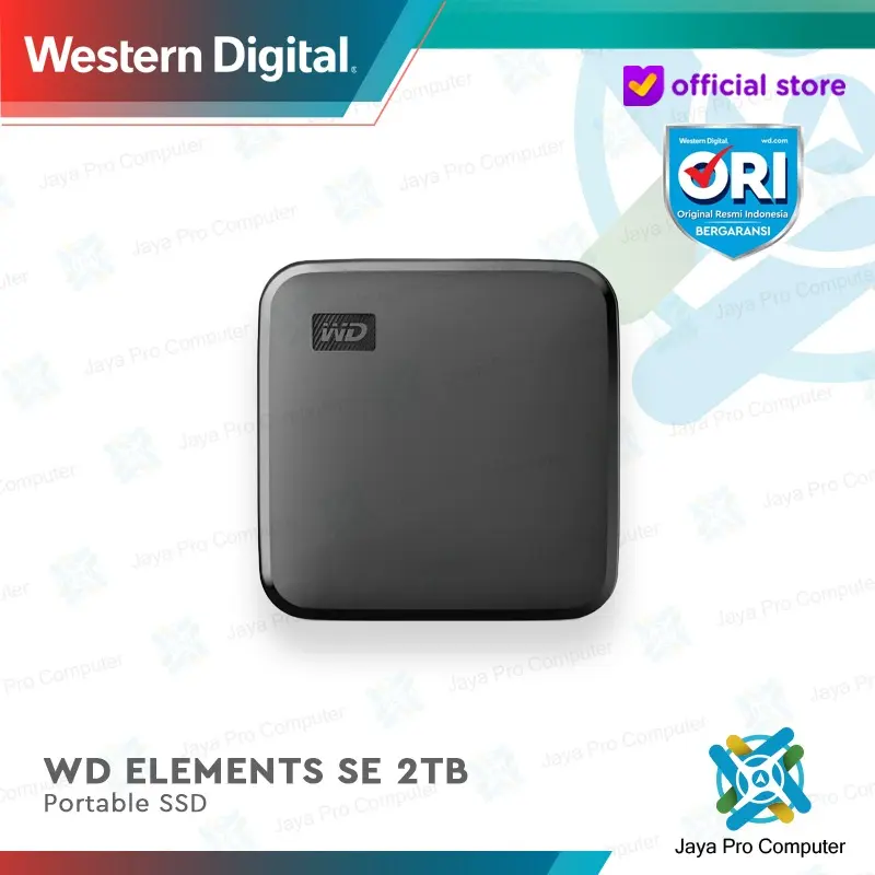 WD Elements SE SSD External Portable 2TB USB 3.0 - WD SSD 2 TB