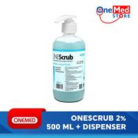 Gambar One Scrub OneMed 2% Hand Scrubs +dispenser 500ml dari Onemed Lampung Kota Bandar Lampung 1 Tokopedia