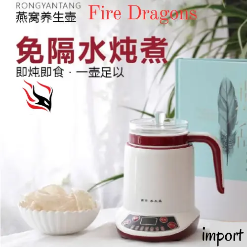 Slow Steamer Cooker Listrik Sarang Walet Jamu Sup Herbal Teh Manisan 1