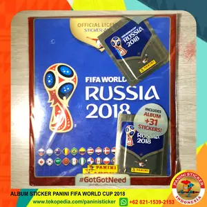 PANINI STICKER FIFA WORLD CUP 2018 SEALED + BONUS PACK "PROMO STORE"