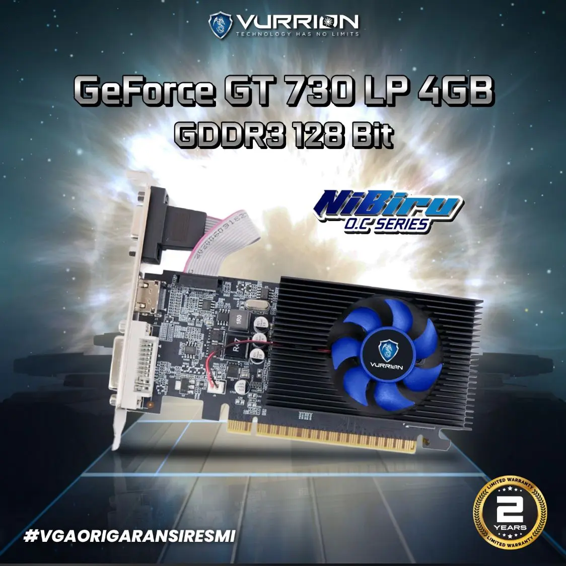 VGA VURRION GT 730 4GB DDR3 128 BIT