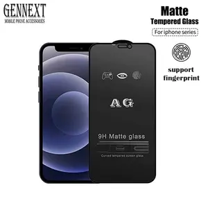 GENNEXT for Tempered matte glass FOR IPHONE 11 11PRO x XS MAX pro anti minyak