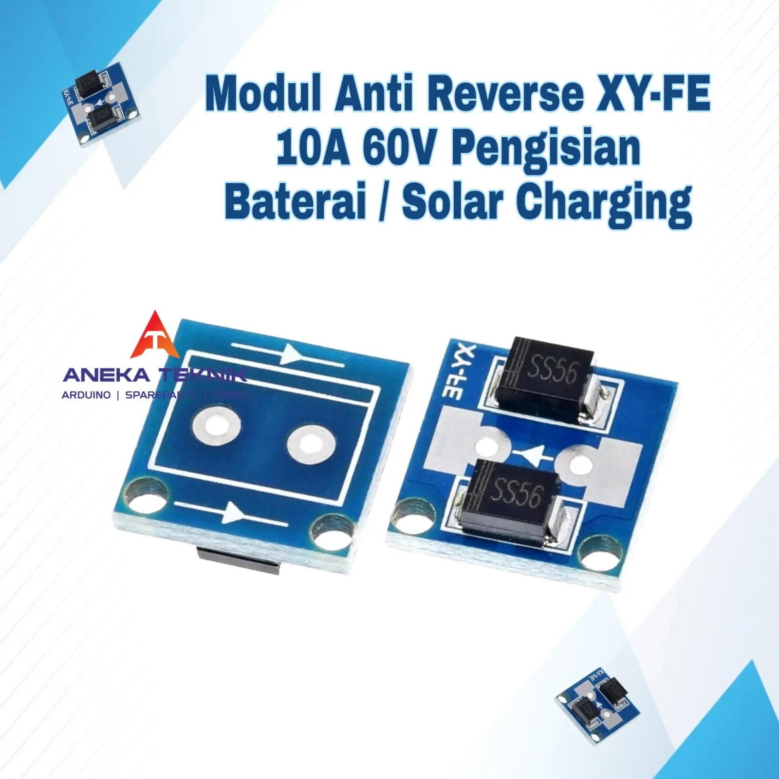 Modul Anti Reverse XY-FE 10A 60V - Pengisian Baterai / Solar Charging