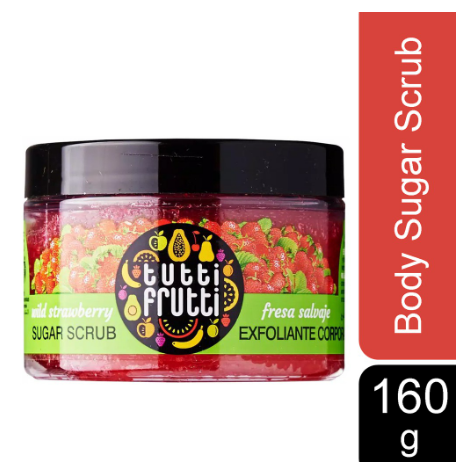 Gambar Tutti Frutti Wild Strawberry Body Sugar Scrub 160g dari Tutti Frutti Official Kota Bandung Tokopedia