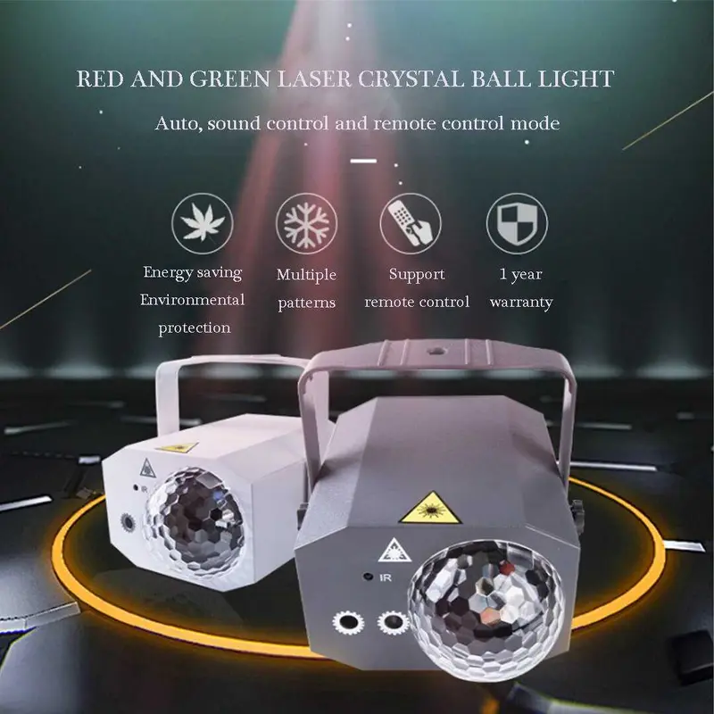 Lampu Proyektor Disco 16 Patterns 240V 10W with Remote 3