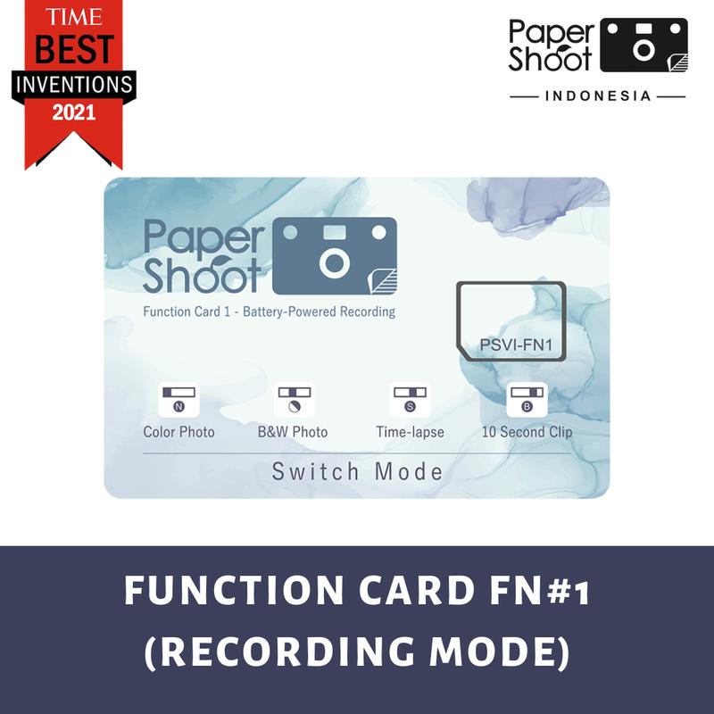 Function Card (Recording Mode) - Paper Shoot Camera - Shop | Tokopedia