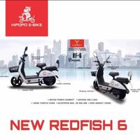 Gambar Uwinfly Redfish6/RF6 /Redfish 6/Rf 6 Sepeda Motor Listrik, Garansi dari hipopoebike Kota Surabaya 4 Tokopedia