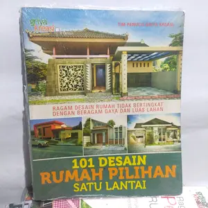 Buku 101 Desain pilihan Rumah Satu Lantai