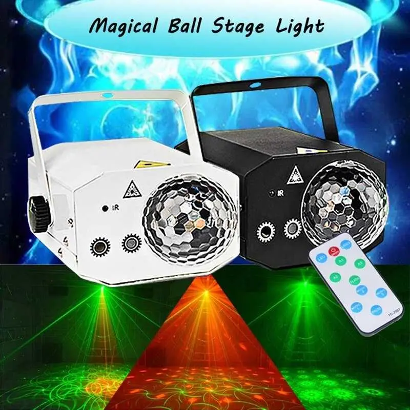 Lampu Proyektor Disco 16 Patterns 240V 10W with Remote 2