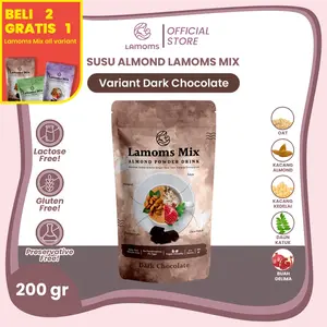 ASI Booster - Lamoms - Almond Bubuk & Soya & Ekstrak Katuk - 200gr