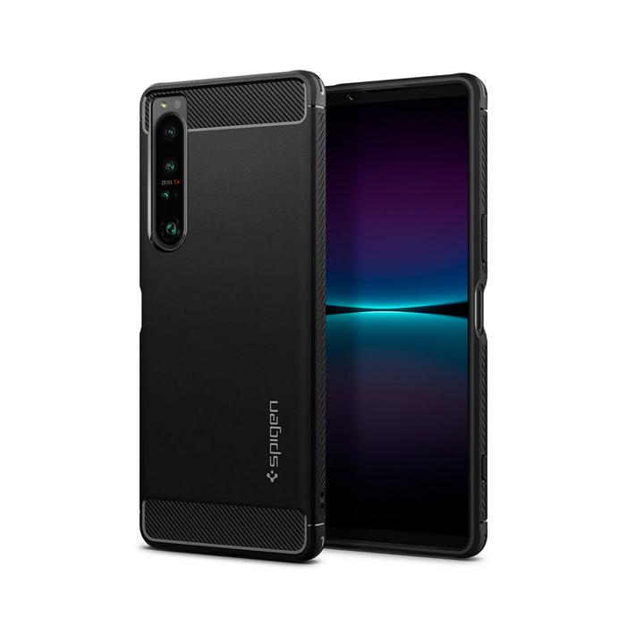 Gambar Spigen Rugged Armor Xperia 1 Iv Case (2022) - Matte Black dari Asiadigi Official Store Kota Administrasi Jakarta Barat Tokopedia
