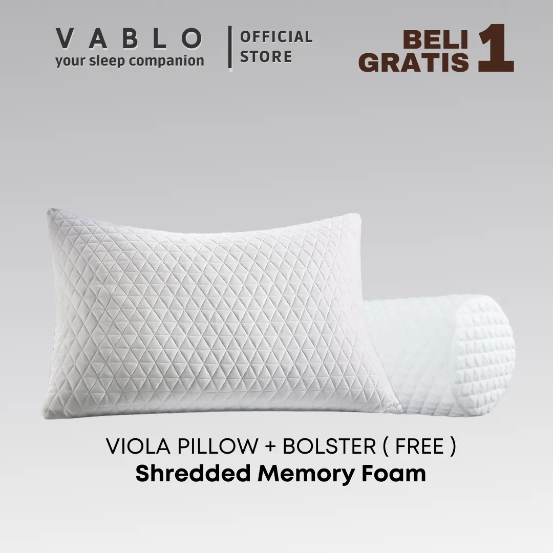 Vablo Viola bantal gratis guling micro memory foam