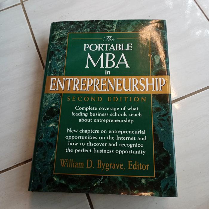 Jual THE PORTABLE MBA IN ENTREPRENEURSHIP-WILLIAM D BYGRAVE-J4