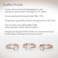 Gambar Cincin Berlian Wanda - Dia - Ring dari Wanda House Of Jewels Kota Administrasi Jakarta Pusat 5 Tokopedia