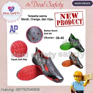 Sepatu AP Boots AP Allbike Hitam Merah, Hitam Orange, Hitam Hijau