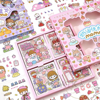 Gambar Diary of Momo Series Flake Deco Waterproof Stickers - Stiker Lucu Harga Satuan 1 Pcs dari ATK & Co Kota Bandung 1 Tokopedia