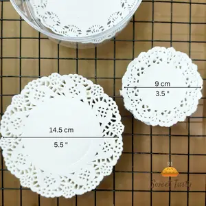 Paper Doilies/Doyleys Kertas Alas Renda/Tatakan Toples isi 250  lembar