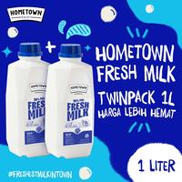 Gambar Hometown Fresh Milk Susu Segar 1L (ISI 2 BOTOL) - Twin Pack - JADETABEK dari GGF Mart Jakarta Pusat 1 Tokopedia