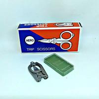 Gambar [KBM] Gunting Lipat Saku Mini Kecil Hero Trip Folding Scissors dari Klik Beli Mart Kota Tangerang 3 Tokopedia