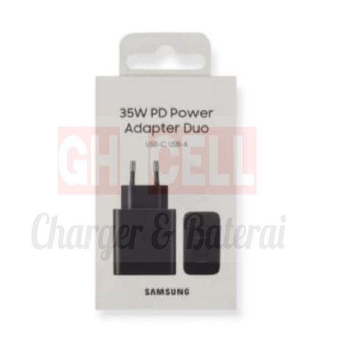 Gambar Adapter Charger Samsung S23 Ultra S23+ S23 35W USB C + 15W USB A dari GH CELL Kota Administrasi Jakarta Utara Tokopedia