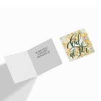Gambar Capricorn Design Kartu Ucapan Idul Fitri Gold Luxury | Greeting Card Eid Mubarak Teal & Arabic Ornament Edition - CLFX 029 - 1 PCS dari Capricorn Design Kota Tangerang Selatan 3 Tokopedia