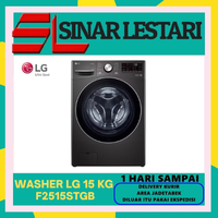 Gambar LG F2515STGB MESIN CUCI FRONT LOADING 15 KG INVERTER WITH TURBO WASH dari Store Sinar Lestari Kota Administrasi Jakarta Barat 1 Tokopedia