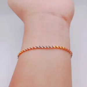 Gelang tangan perak silver925 3warna gl01