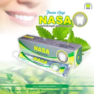 Pemutih Gigi Pasta Gigi Nasa Penghilang Karang Gigi 120g gigi  Kuning Gusi Sariawan bau  Mulut