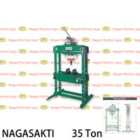 Gambar Nagasakti Hydraulic Press 35 Ton - Mesin Alat Press Hidrolik 35T dari negeripertiwijaya Kota Administrasi Jakarta Barat 1 Tokopedia